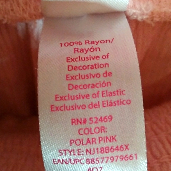 No Boundaries Girls (S/CH 3-5) Pink  Shorts - Picture 9 of 10